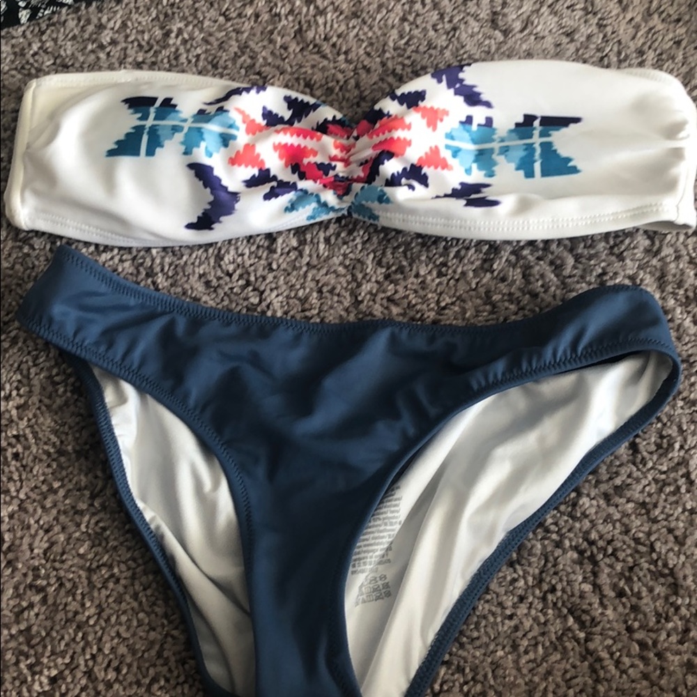 Tribal print bikini set